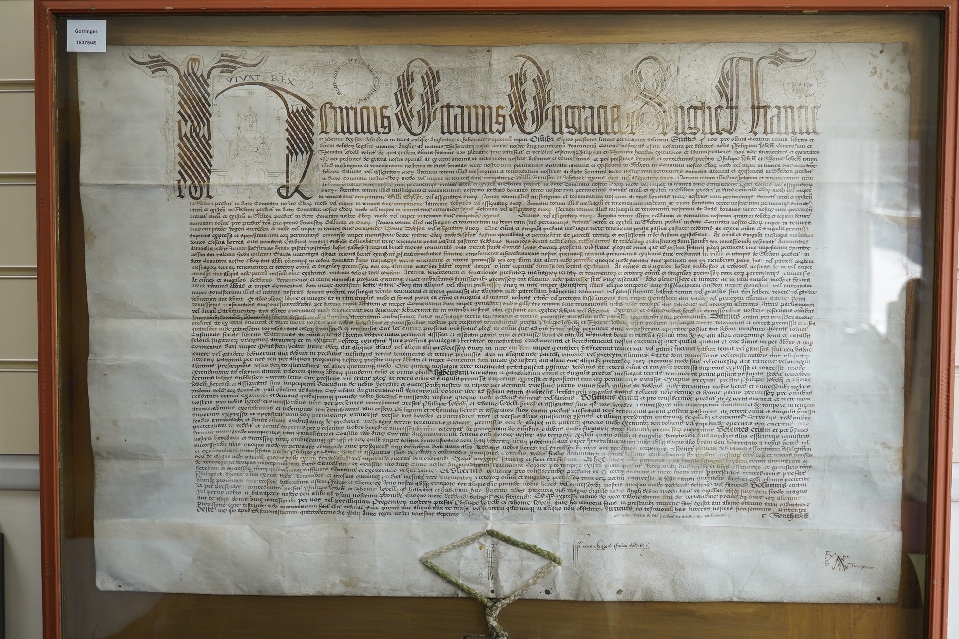 Letters Patent to Philip Lovell, gentleman, and Thomas Lovell of property at Skelton in Yorkshire, late the abbey of St Mary in York; 14 May 1545